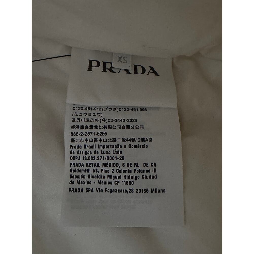 Prada NWT White Drawstring Down Jacket NWT - image 5